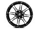 Mammoth High Roller Gloss Black Machined 6-Lug Wheel; 20x10; -24mm Offset (07-13 Sierra 1500)