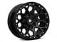 Mammoth Vex Satin Black Machined 6-Lug Wheel; 17x9; -6mm Offset (07-13 Sierra 1500)