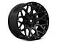 Mammoth Vex Satin Black Machined 6-Lug Wheel; 20x9; -6mm Offset (07-13 Sierra 1500)