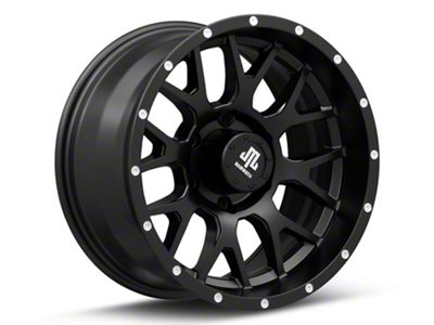 Mammoth Beadlock Mesh Matte Black 6-Lug Wheel; 17x9; -6mm Offset (07-14 Tahoe)