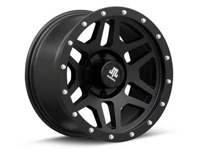 Mammoth Split 6 Beadlock Matte Black 6-Lug Wheel; 17x9; -6mm Offset (07-14 Tahoe)