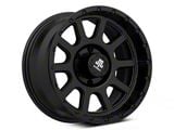 Mammoth 10 Hole Matte Black 6-Lug Wheel; 17x9; -6mm Offset (07-14 Yukon)