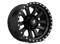 Mammoth 10-Spoke Beadlock Matte Black 6-Lug Wheel; 17x9; -6mm Offset (07-14 Yukon)