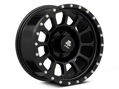 Mammoth 12-Hole Satin Black 6-Lug Wheel; 17x8.5; 0mm Offset (07-14 Yukon)