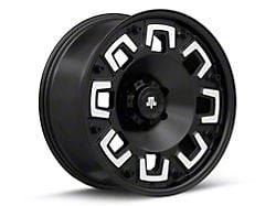 Mammoth Boss Satin Black Machined 6-Lug Wheel; 20x9; -6mm Offset (07-14 Yukon)