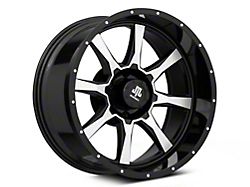 Mammoth High Roller Gloss Black Machined 6-Lug Wheel; 20x10; -24mm Offset (07-14 Yukon)