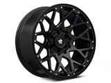 Mammoth Vex Satin Black Machined 6-Lug Wheel; 20x9; -6mm Offset (07-14 Yukon)