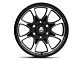 Mammoth F8 Gloss Black Machined 6-Lug Wheel; 17x9; 0mm Offset (09-14 F-150)