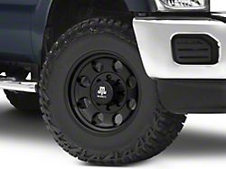 Mammoth HD 8 Aluminum Matte Black 8-Lug Wheel; 17x9; -6mm Offset (11-16 F-350 Super Duty SRW)