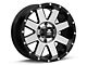 Mammoth Deep Roller Gloss Black Machined 6-Lug Wheel; 17x9; 18mm Offset (15-20 F-150)