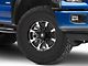 Mammoth F8 Gloss Black Machined 6-Lug Wheel; 17x9; 0mm Offset (15-20 F-150)