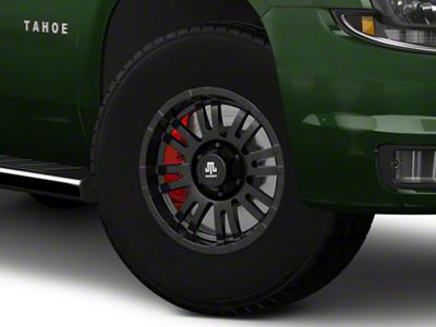 Mammoth Krawler Satin Black 6-Lug Wheel; 17x8; 0mm Offset (15-20 Tahoe)