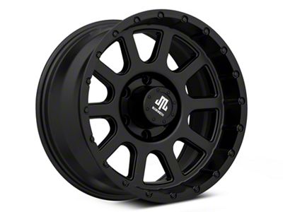 Mammoth 10 Hole Matte Black 6-Lug Wheel; 17x9; -6mm Offset (15-20 Yukon)