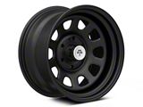 Mammoth D Window Matte Black 6-Lug Wheel; 17x9; -6mm Offset (15-20 Yukon)