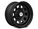 Mammoth D Window Matte Black 6-Lug Wheel; 17x9; -6mm Offset (15-20 Yukon)