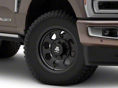 Mammoth 8 Aluminum Matte Black 8-Lug Wheel; 18x9; -6mm Offset (23-25 F-250 Super Duty)