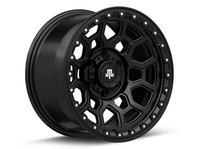 Mammoth Hunter Satin Black 6-Lug Wheel; 17x9; 0mm Offset (2024 Ranger)