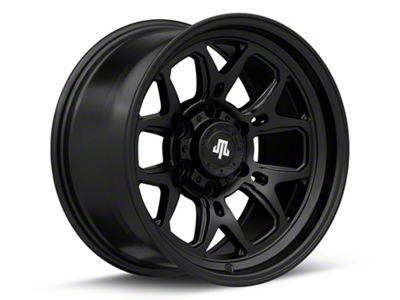 Mammoth Modus Satin Black 6-Lug Wheel; 17x9; 0mm Offset (2024 Ranger)