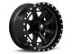 Mammoth Split 16 Satin Black 6-Lug Wheel; 17x9; -12mm Offset (2024 Ranger)