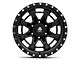 Mammoth Split 16 Satin Black 6-Lug Wheel; 17x9; -12mm Offset (2024 Ranger)