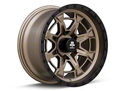 Mammoth Split 16 Satin Bronze 6-Lug Wheel; 17x9; -12mm Offset (24-25 Ranger)