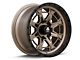 Mammoth Split 16 Satin Bronze 6-Lug Wheel; 17x9; -12mm Offset (2024 Ranger)