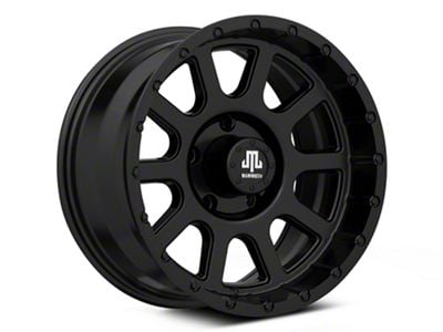 Mammoth 10 Hole Matte Black 5-Lug Wheel; 17x9; -6mm Offset (94-01 RAM 1500)