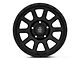 Mammoth 10 Hole Matte Black 5-Lug Wheel; 17x9; -6mm Offset (94-01 RAM 1500)