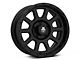 Mammoth 10 Hole Matte Black 5-Lug Wheel; 17x9; -6mm Offset (94-01 RAM 1500)