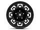 Mammoth Boss Satin Black Machined 5-Lug Wheel; 17x9; -6mm Offset (94-01 RAM 1500)