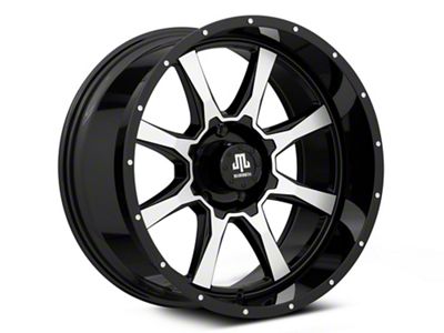 Mammoth High Roller Gloss Black 5-Lug Wheel; 20x10; -24mm Offset (94-01 RAM 1500)