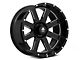 Mammoth Horde Beadlock Gloss Black Machined 5-Lug Wheel; 20x10; -24mm Offset (94-01 RAM 1500)