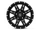 Mammoth Split-8 Beadlock Matte Black 5-Lug Wheel; 17x9; -6mm Offset (94-01 RAM 1500)