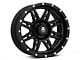 Mammoth Split-8 Beadlock Matte Black 5-Lug Wheel; 17x9; -6mm Offset (94-01 RAM 1500)