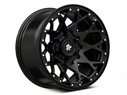 Mammoth Vex Satin Black Machined 6-Lug Wheel; 17x9; -6mm Offset (99-06 Sierra 1500)