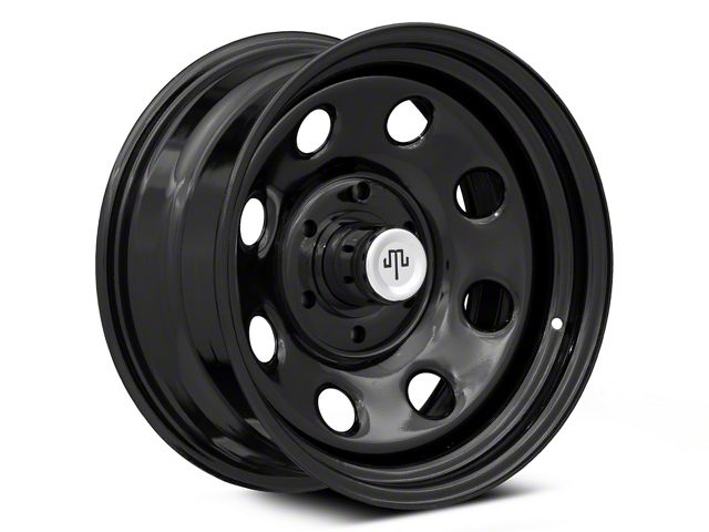 Mammoth 8-Hole Gloss Black 6-Lug Wheel; 17x8; -6mm Offset (23-24 Canyon)