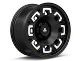 Mammoth Boss Satin Black Machined 6-Lug Wheel; 17x9; -6mm Offset (23-25 Canyon)