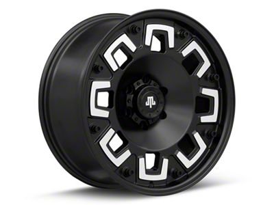 Mammoth Boss Satin Black Machined 6-Lug Wheel; 20x9; -6mm Offset (23-24 Colorado)