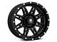 Mammoth Split-8 Beadlock Matte Black 5-Lug Wheel; 17x9; -6mm Offset (05-11 Dakota)