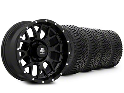 17x9 Mammoth Mesh & 33in Atturo All-Terrain Trail Blade X/T Tire Package (15-20 F-150)