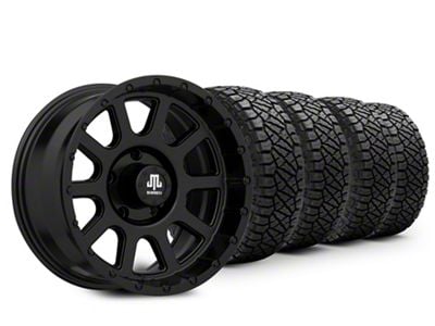 18x9 Mammoth 10 Hole & 33in NITTO All-Terrain Ridge Grappler A/T Tire Package (15-20 F-150)