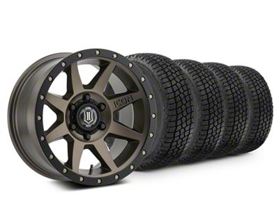 20x9.5 Mammoth Revolver & 32in Milestar All-Terrain Patagonia AT/R Tire Package (15-20 F-150)