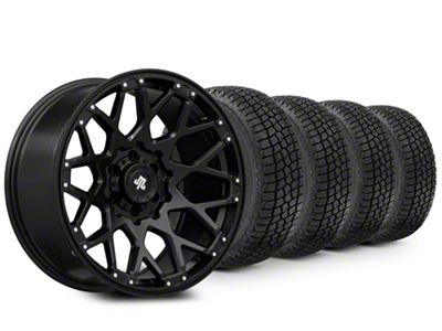 20x9 Mammoth Vex & 33in Milestar All-Terrain Patagonia AT/R Tire Package (21-24 F-150)