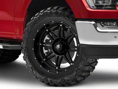 Mammoth Approach Matte Black 6-Lug Wheel; 20x10; -24mm Offset (21-25 F-150)