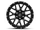 Mammoth Beadlock Mesh Matte Black Machined 6-Lug Wheel; 18x9; -12mm Offset (21-24 F-150)