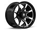 Mammoth F8 Gloss Black Machined 6-Lug Wheel; 17x9; 0mm Offset (21-24 F-150)