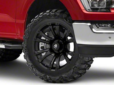 Mammoth Madness Matte Black 6-Lug Wheel; 20x10; -18mm Offset (21-25 F-150)