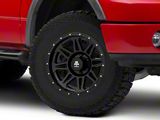 Mammoth Split 8 Beadlock Matte Black 6-Lug Wheel; 17x9; -6mm Offset (04-08 F-150)