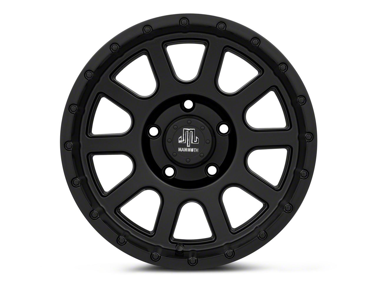 RAM 1500 17x9 Mammoth 10 Hole Wheel & 33in Falken All-Terrain Wildpeak ...