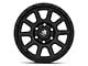 Mammoth 10 Hole Matte Black 6-Lug Wheel; 17x9; -6mm Offset (19-25 Sierra 1500)